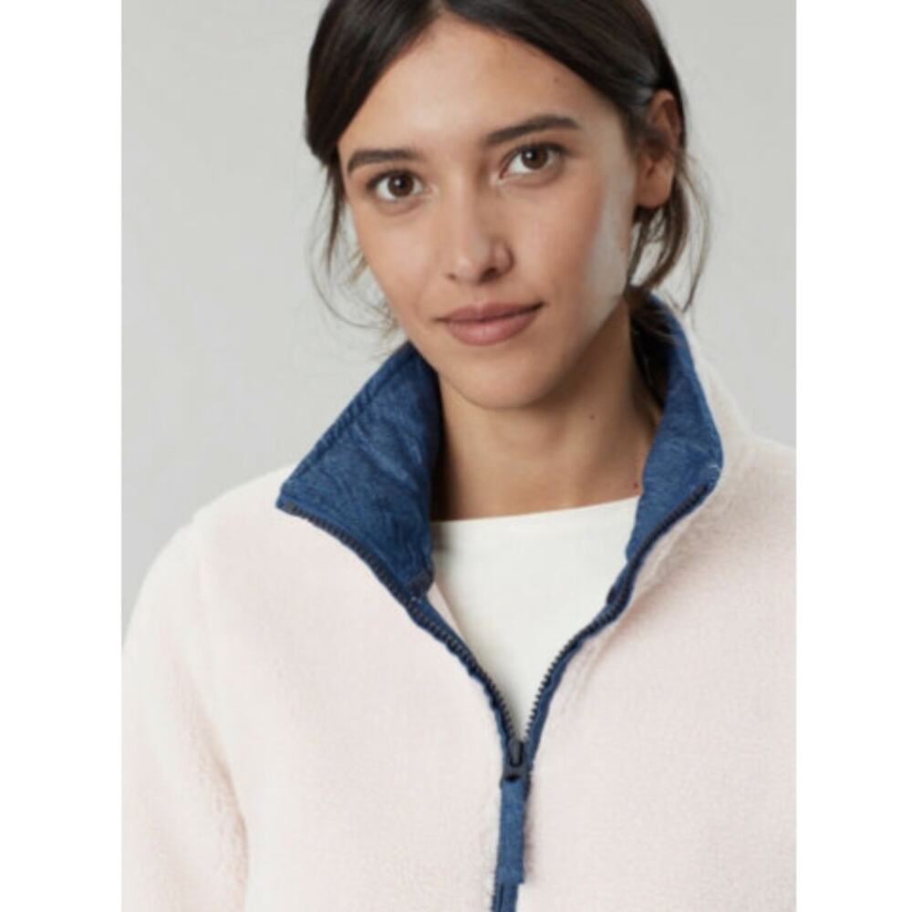 NWT Joules Linley Ice Pink 1/2 Zip Fleece Pullover - Size 14 US - Picture 5 of 10